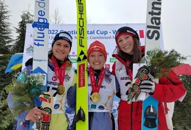 18.03.2022 - Podium PK Pań w Whistler