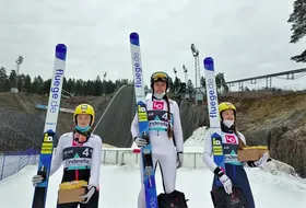 13.11.2021 - Podium FC Pań w Falun