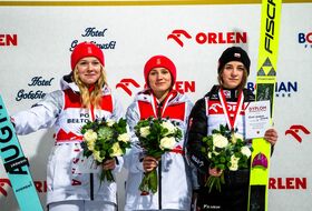 22.02.2026 - Podium MP Pań w Wiśle