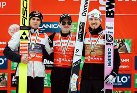 29.03.2026 - Podium PŚ w lotach 2025/2026