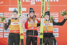 13.03.2022 - Podium Pucharu Świata Pań 2021/2022