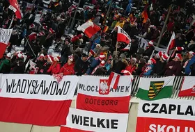 Polscy kibice w Oslo Holmenkollen