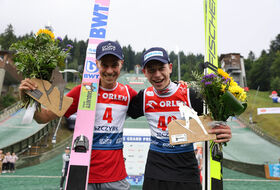 Piotr Żyła i Aleksander Zniszczoł