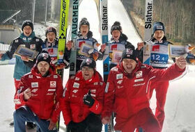 Polacy - brązowi medaliści MŚJ w Planicy