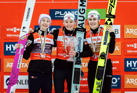 28.03.2026 - Podium Pucharu Świata Pań w lotach