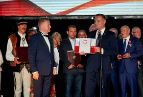 Apoloniusz Tajner i Prezydent RP Andrzej Duda
