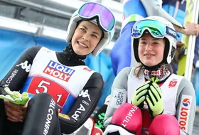 Elena Runggaldier i Kinga Rajda