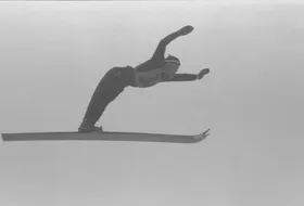 Birger Ruud w locie Ga-Pa 1936