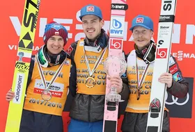 Podium PŚ w Lotach 2017/2018