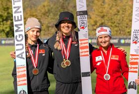 17.10.2026 - Podium Mistrzostw Austrii w Stams Pań