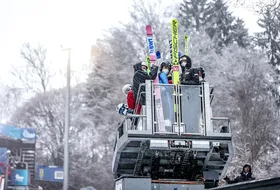 Skoczkowie w Bischofshofen