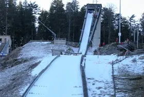 Skocznia w Hinterzarten zimą