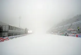 Skocznia w Libercu - mgła