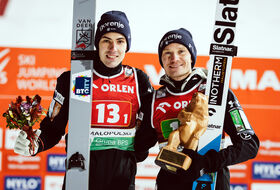 Timi Zajc i Anze Lanisek