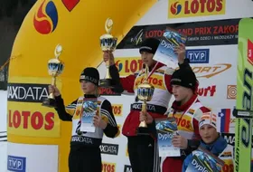 Paweł Słowiok na podium