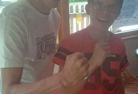 Kamil Stoch i Szymon Olek