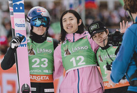 Ryoyu Kobayashi, Naoki Nakamura i Ren Nikaido