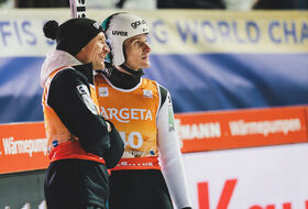 Anze Lanisek i Domen Prevc