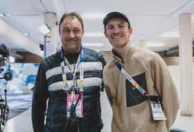 Sandro Pertile i Daniel-Andre Tande