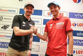 Adam Małysz i Kamil Stoch