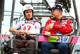 Piotr Żyła i Apoloniusz Tajner