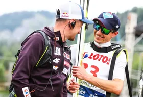 Adam Małysz i Kamil Stoch