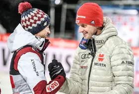 Kamil Stoch i Stefan Horngacher