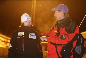 Lindsey Van z trenerem