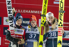 03.12.2022 - Podium PŚ Pań w Lillehammer