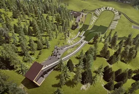 Wizualizacja kompleksu skoczni w Zakopanem