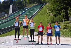 13.08.2017 - Podium Pucharu Karpat Pań w Planicy