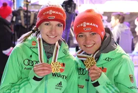 Svenja Wuerth i Carina Vogt