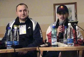 Jerzy Żołądź i Adam Małysz