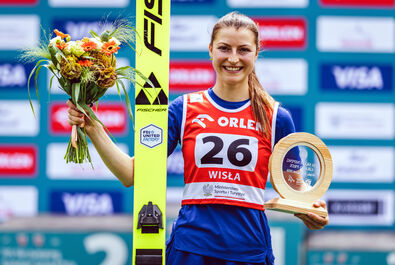 Pagnier na podium LGP w Wiśle. „Nigdy nie byłam tak zmotywowana, jak teraz"