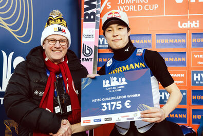 PŚ w Lahti: Ryoyu Kobayashi wygrywa kwalifikacje