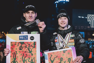 Słoweńskie kadry na LGP w Klingenthal, powrót Niki i Domena Prevców