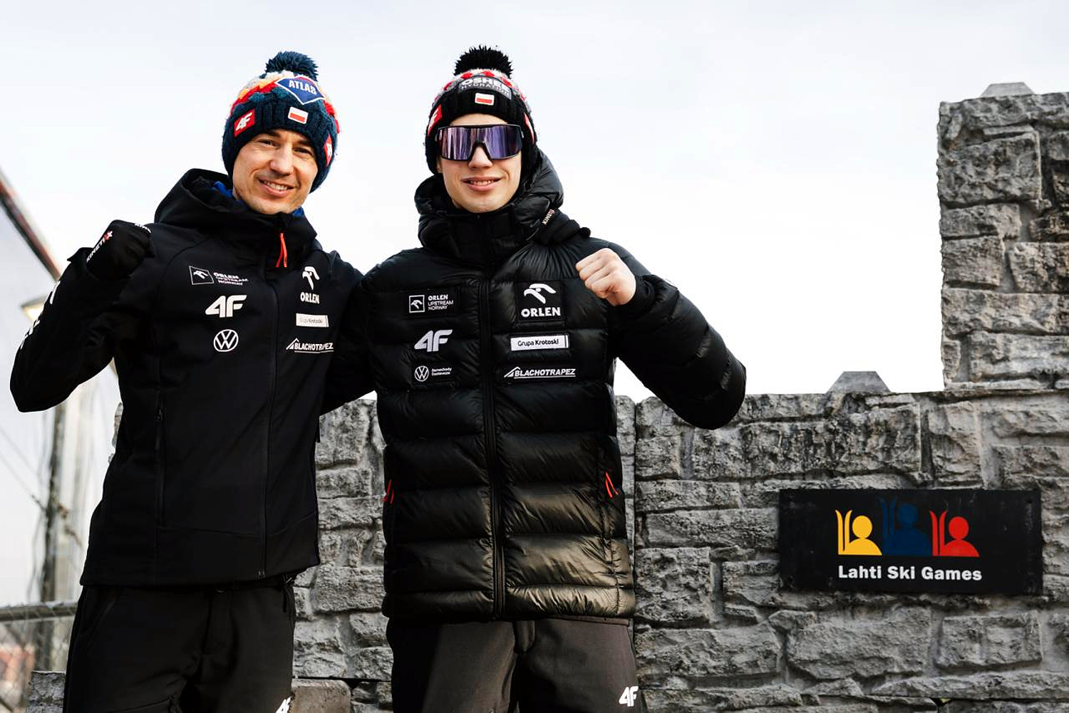 Kamil Stoch i Kacper Tomasiak