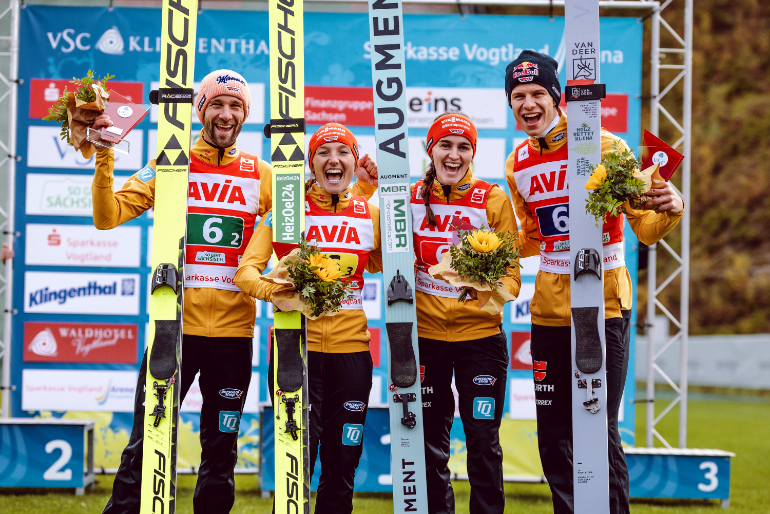 Galowy garnitur Niemców na próbę przedolimpijską