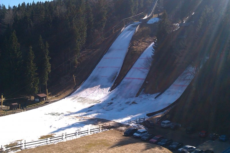 Skoky na lyžích.  100 let skákání v Harrachově
