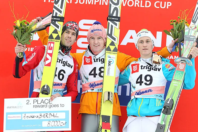 21.03.2014 - Podium PŚ w Planicy