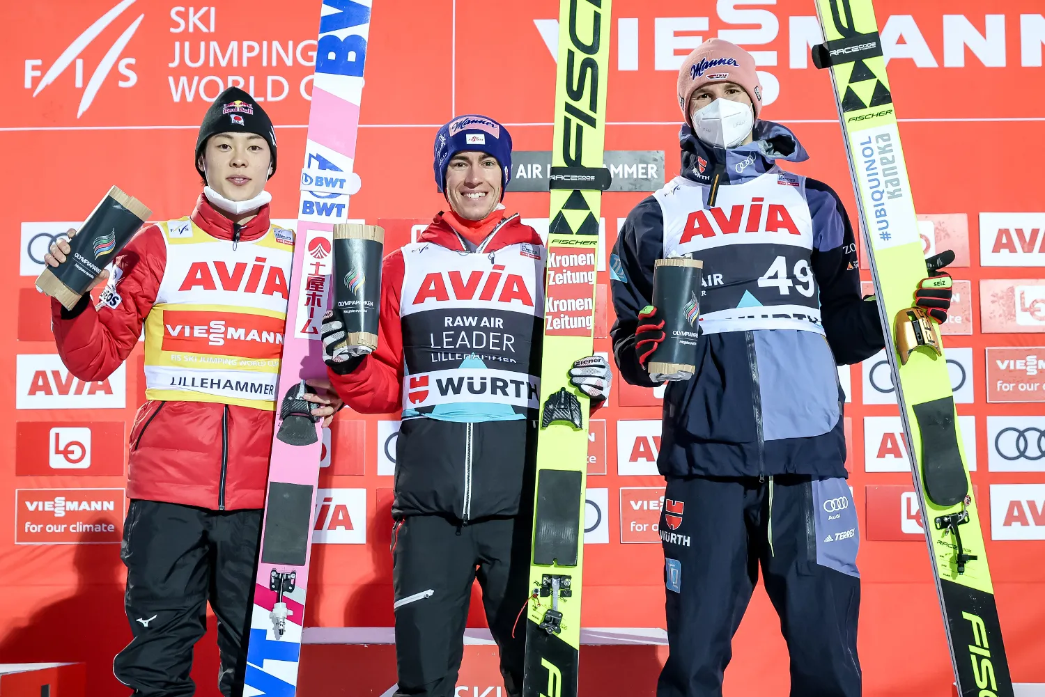 03.03.2022 - Podium Raw Air w Lillehammer