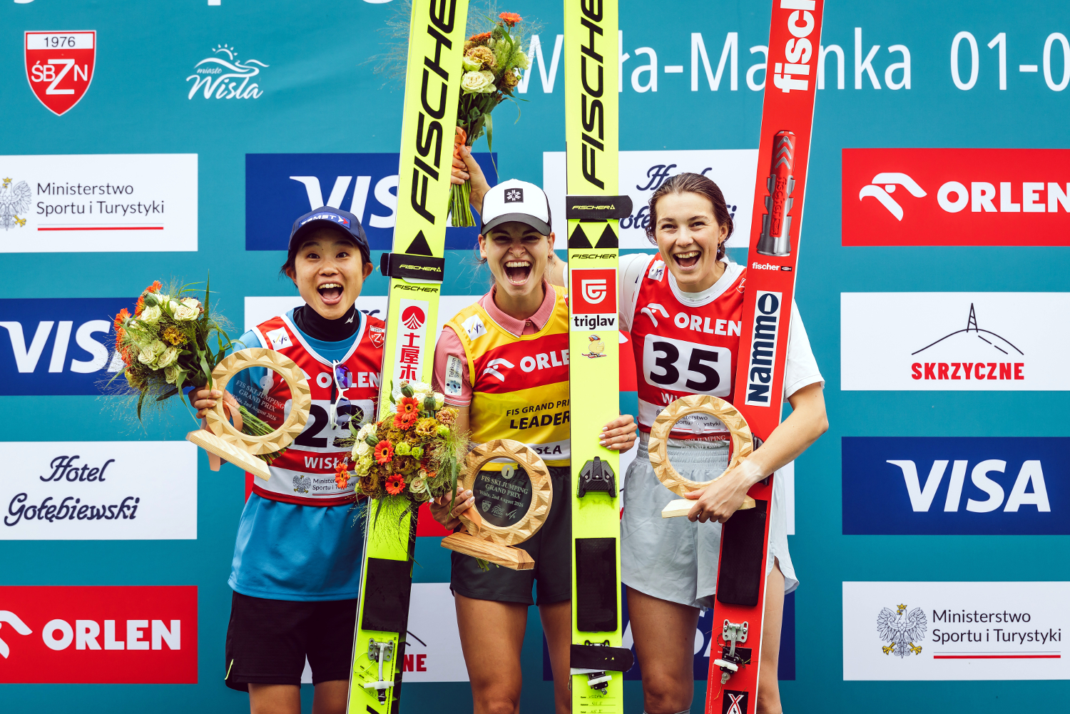 02.08.2026 - Podium LGP Pań w Wiśle