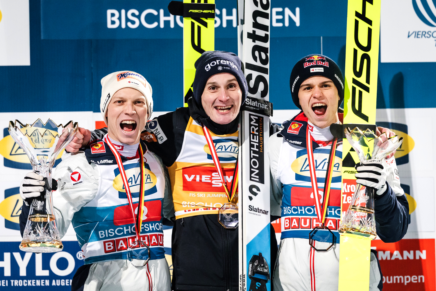 06.01.2026 - Podium 74. Turnieju Czterech Skoczni