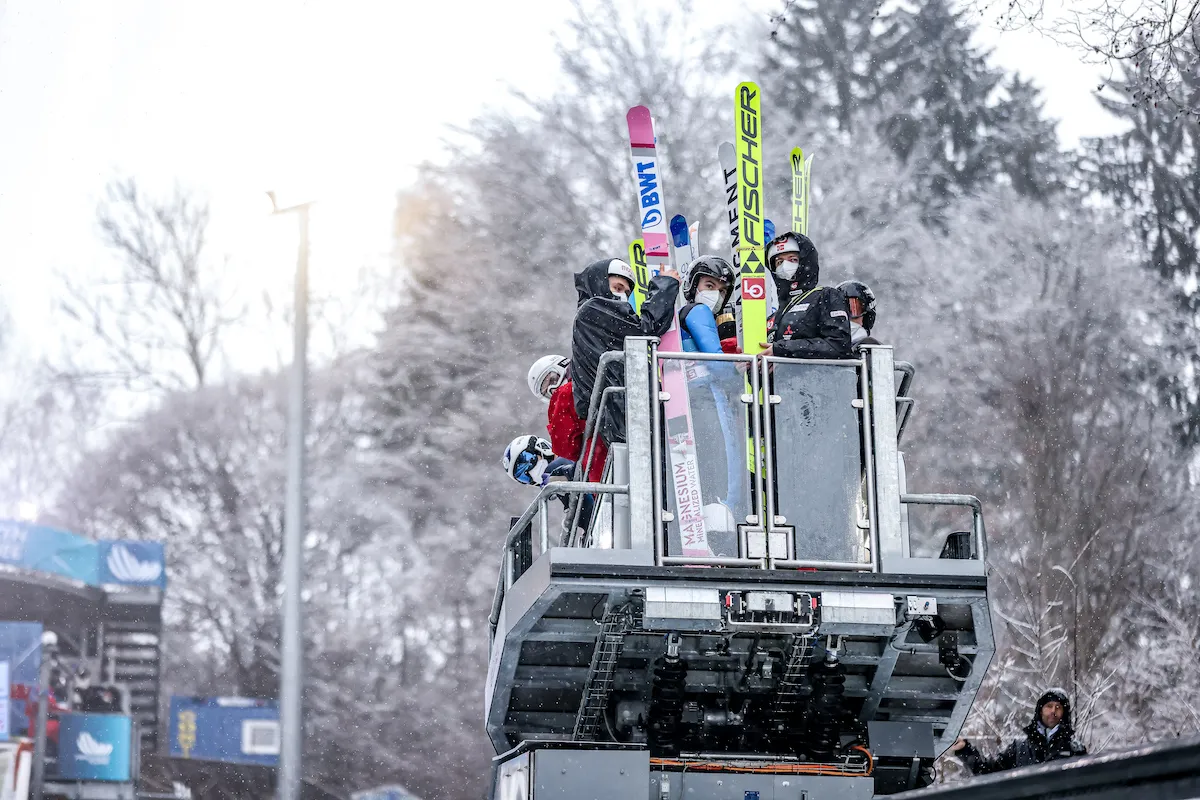 Skoczkowie w Bischofshofen